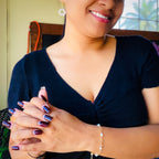 Aurora gold and pearl hypoallergenic earrings by Alegria Accessories Inc