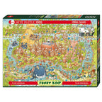 Australian Habitat Funky Zoo 1000 Piece Jigsaw Puzzle Heye Jigsaw Puzzle La Vie Bien Australian Habitat Funky Zoo 1000 Piece Jigsaw Puzzle Heye