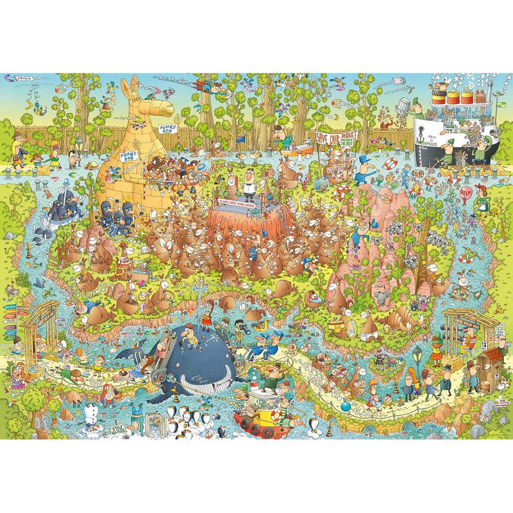 Australian Habitat Funky Zoo 1000 Piece Jigsaw Puzzle Heye Jigsaw Puzzle La Vie Bien Australian Habitat Funky Zoo 1000 Piece Jigsaw Puzzle Heye