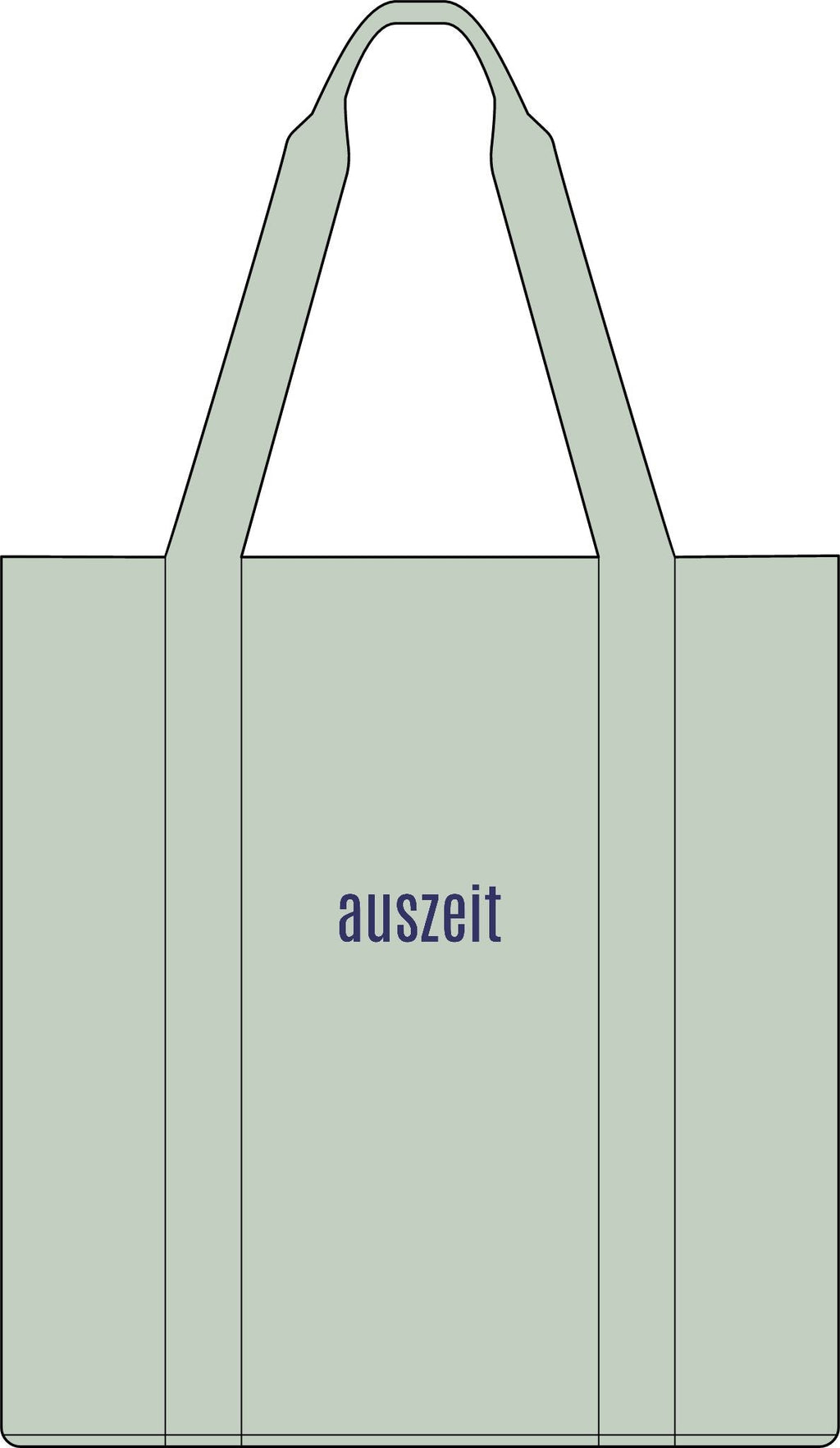 auszeit German "time off" embroidered nomad tote bag in bay or ivory, Minimalist Canvas Carry-All Bags La Vie Bien auszeit German "time off" embroidered nomad tote bag in bay or ivory, Minimalist Canvas Carry-All