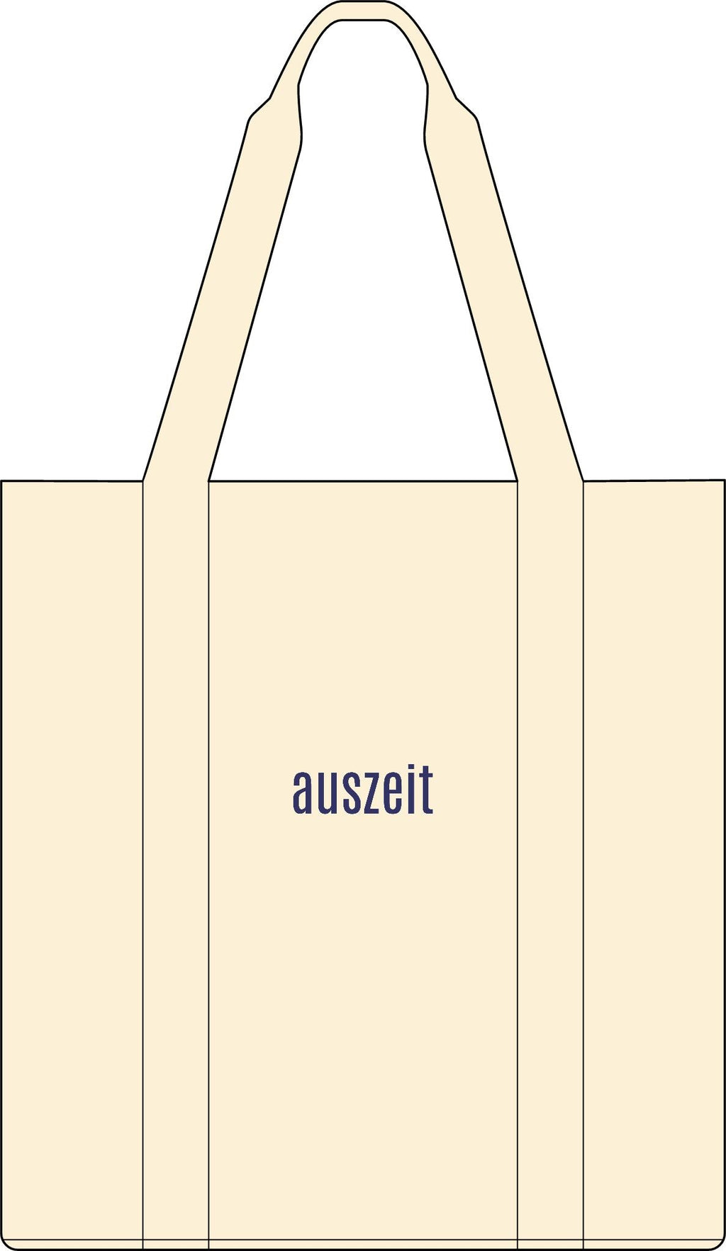 auszeit German "time off" embroidered nomad tote bag in bay or ivory, Minimalist Canvas Carry-All Bags La Vie Bien auszeit German "time off" embroidered nomad tote bag in bay or ivory, Minimalist Canvas Carry-All