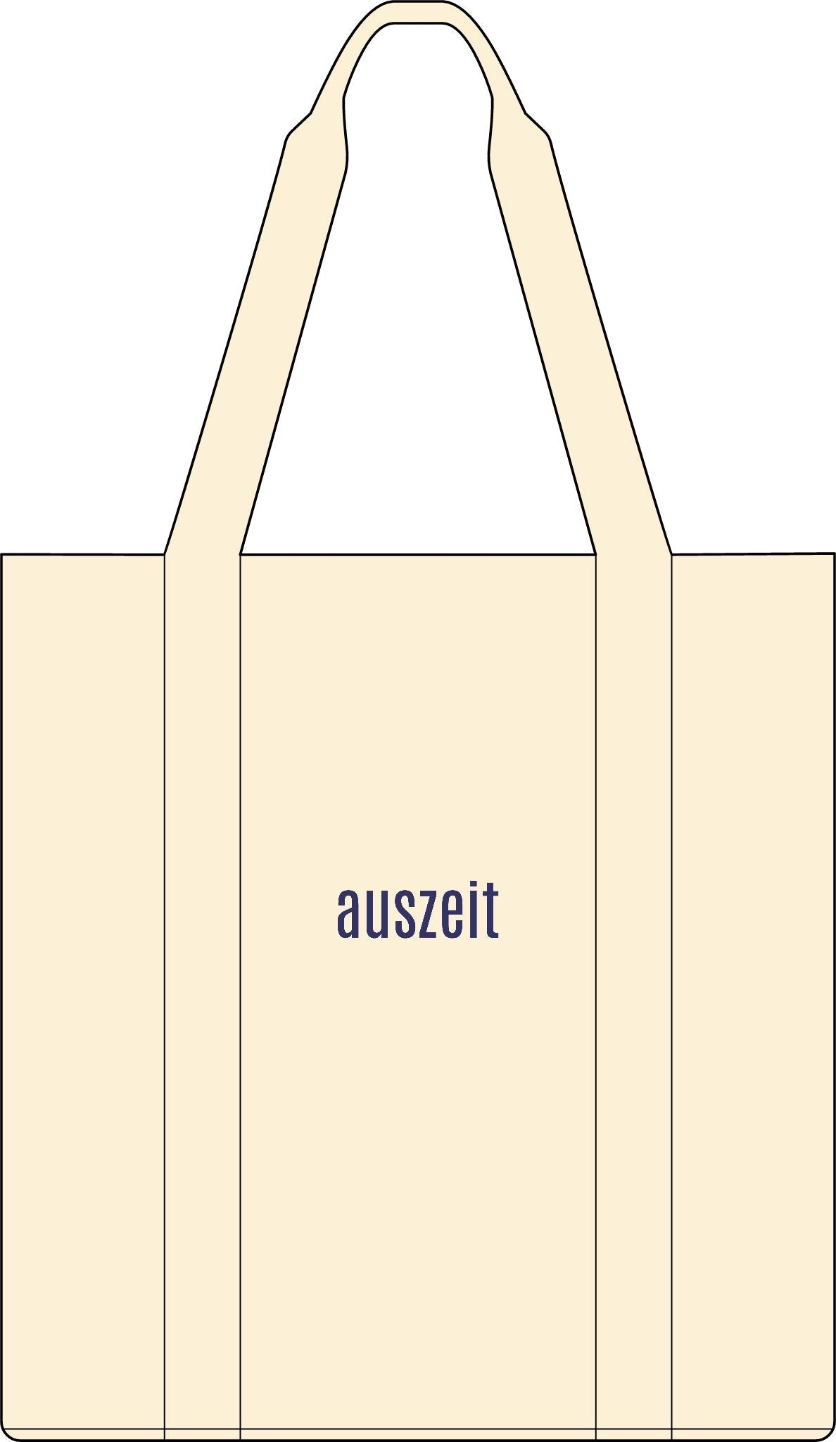 auszeit German "time off" embroidered nomad tote bag in bay or ivory, Minimalist Canvas Carry-All Bags La Vie Bien auszeit German "time off" embroidered nomad tote bag in bay or ivory, Minimalist Canvas Carry-All