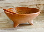 Authentic Mexican Molcajete with Spoon Molcajete Mexicano de Barro con Cuchara La Vie Bien Authentic Mexican Molcajete with Spoon Molcajete Mexicano de Barro con Cuchara