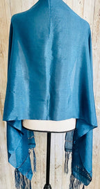 Authentic Mexican Silk Shawl Wrap Reboso Mexicano De Artiseda La Vie Bien Authentic Mexican Silk Shawl Wrap Reboso Mexicano De Artiseda