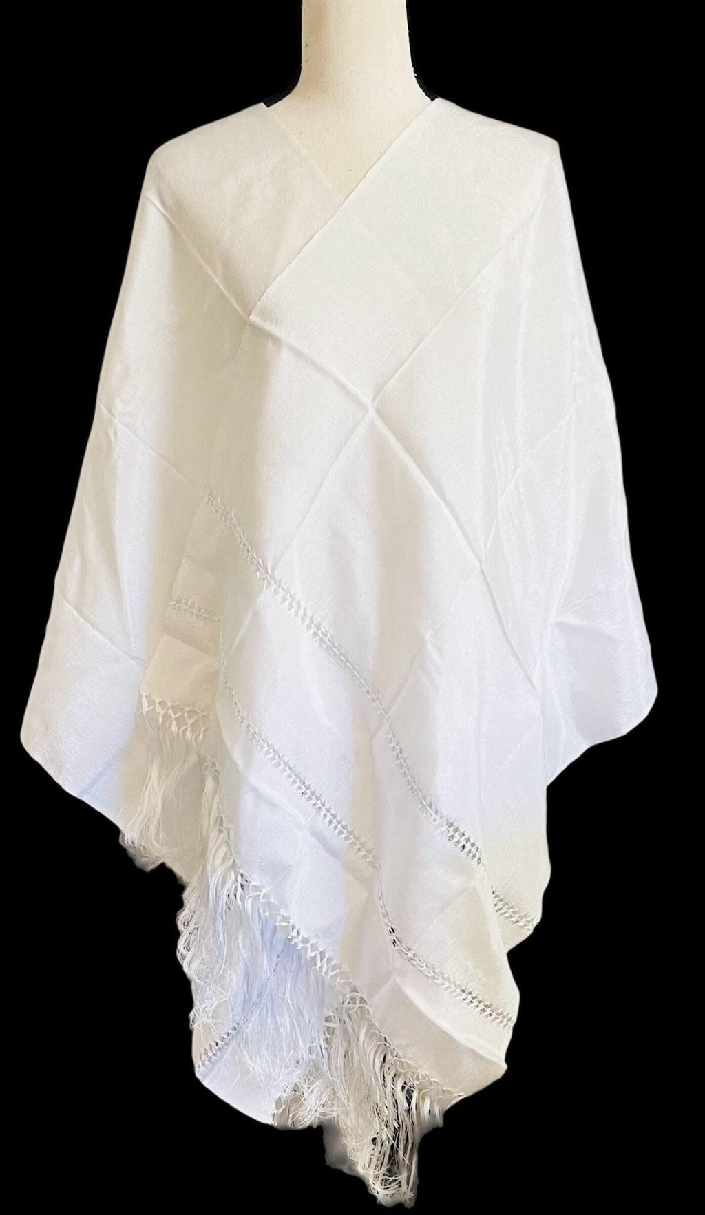 Authentic Mexican Silk Wrap Shawl Reboso Mexicano De Artiseda La Vie Bien Authentic Mexican Silk Wrap Shawl Reboso Mexicano De Artiseda