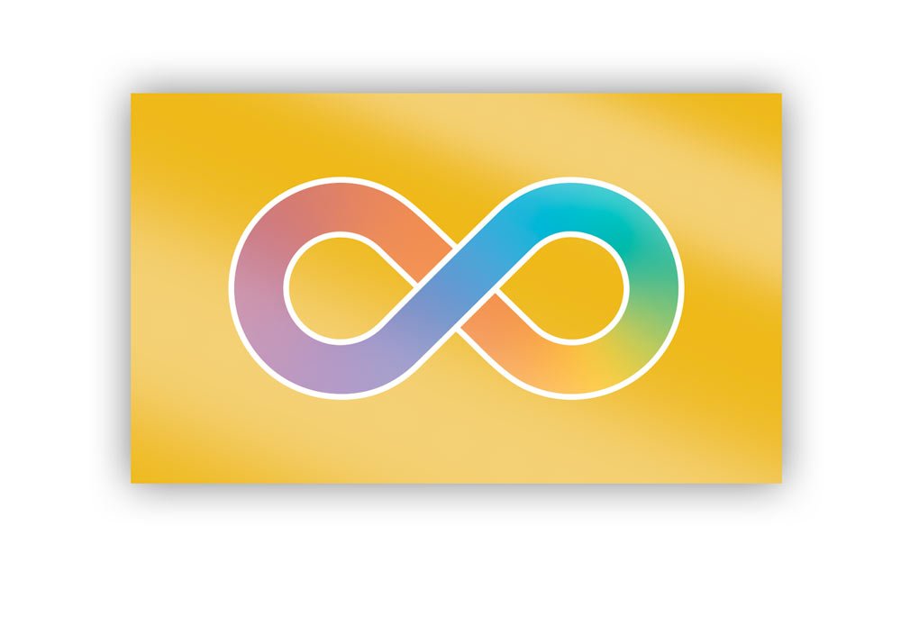Autistic Pride Sticker Sticker La Vie Bien Autistic Pride Sticker