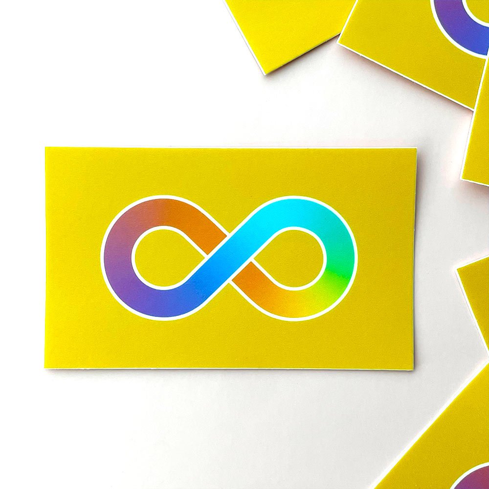 Autistic Pride Sticker Sticker La Vie Bien Autistic Pride Sticker