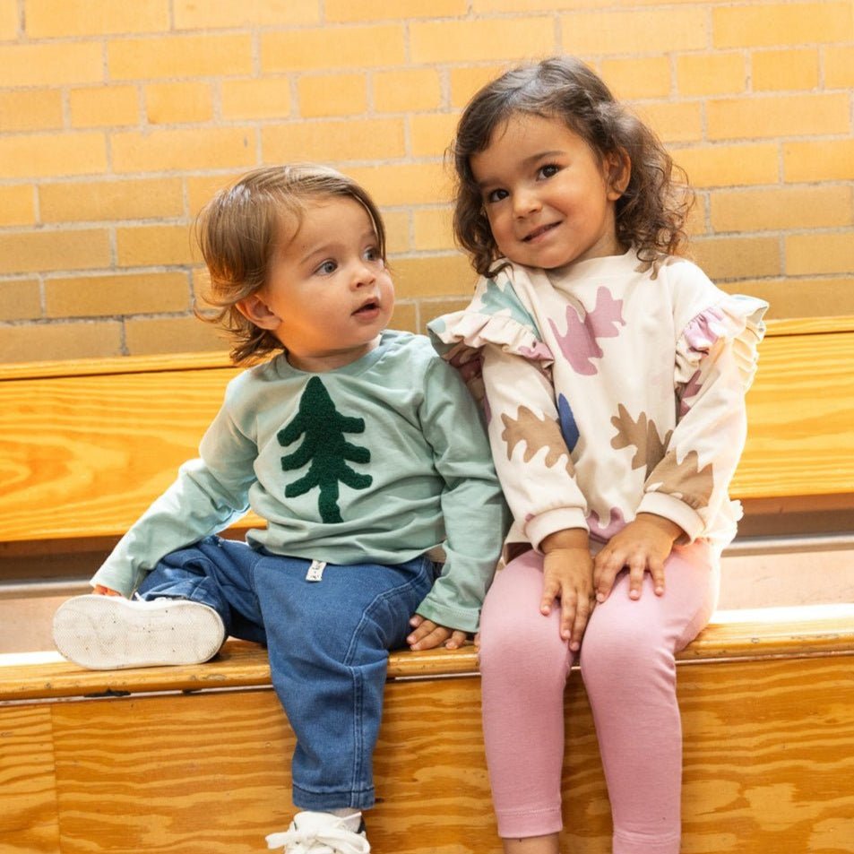 Autumn Ruffle Sweatshirt sweatshirt La Vie Bien Autumn Ruffle Sweatshirt