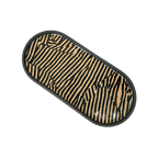Avant Graphic Lacquered Oval Tray