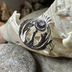 Averon Scottish Thistle Amethyst Ring Ring La Vie Bien Averon Scottish Thistle Amethyst Ring