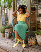 Avocado Lover Sheer Crew Sock by Sock Candy