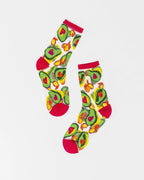 Avocado Lover Sheer Crew Sock by Sock Candy