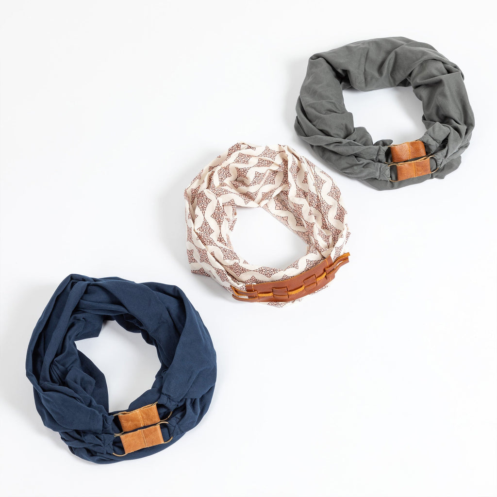 Awaken Jersey Infinity Scarf Scarves & Bandanas La Vie Bien Awaken Jersey Infinity Scarf