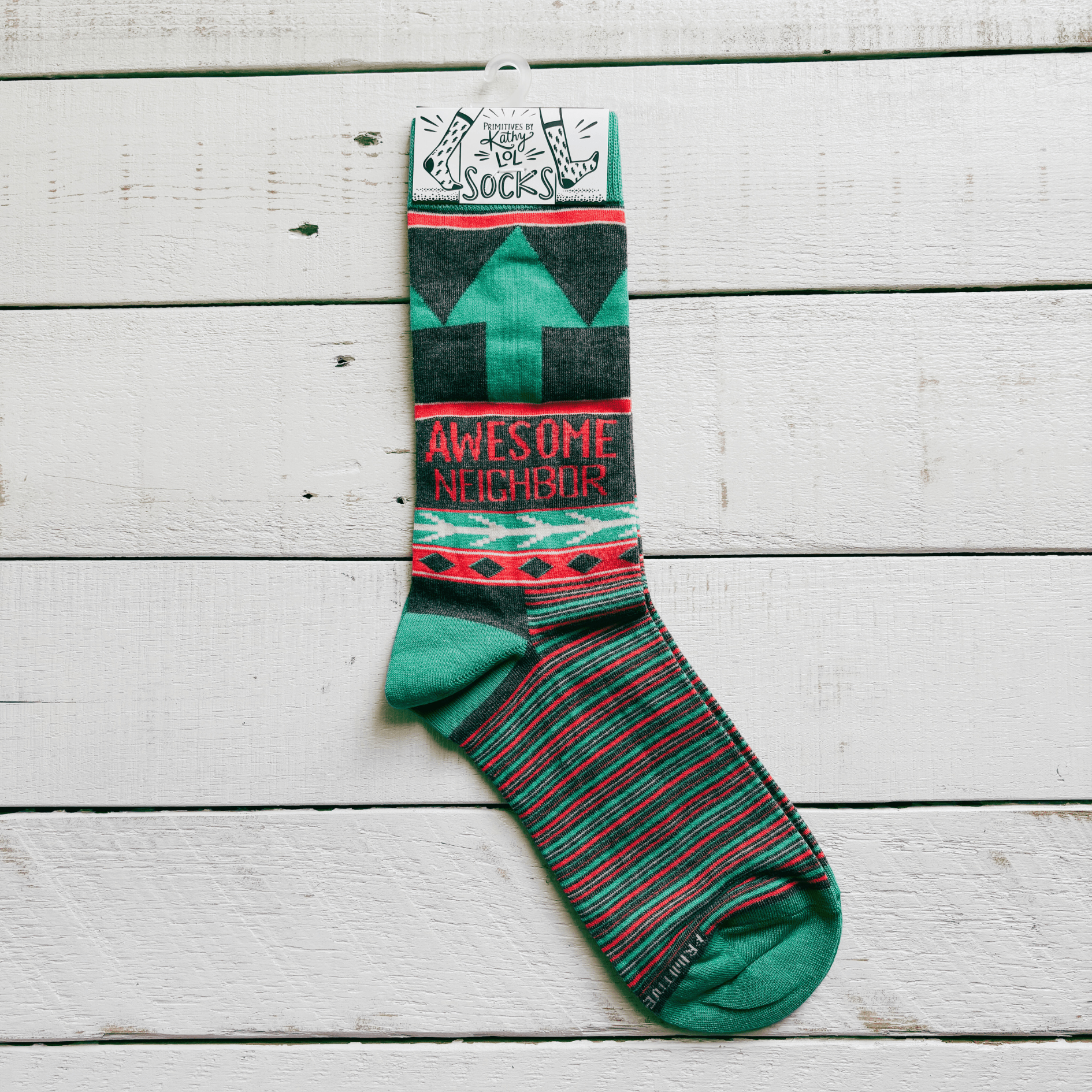 Awesome Neighbor Socks | Unisex Funny Gift Socks | Gift for Her