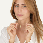 Ayat Al Kursi Oval Shaped Necklace La Vie Bien Ayat Al Kursi Oval Shaped Necklace