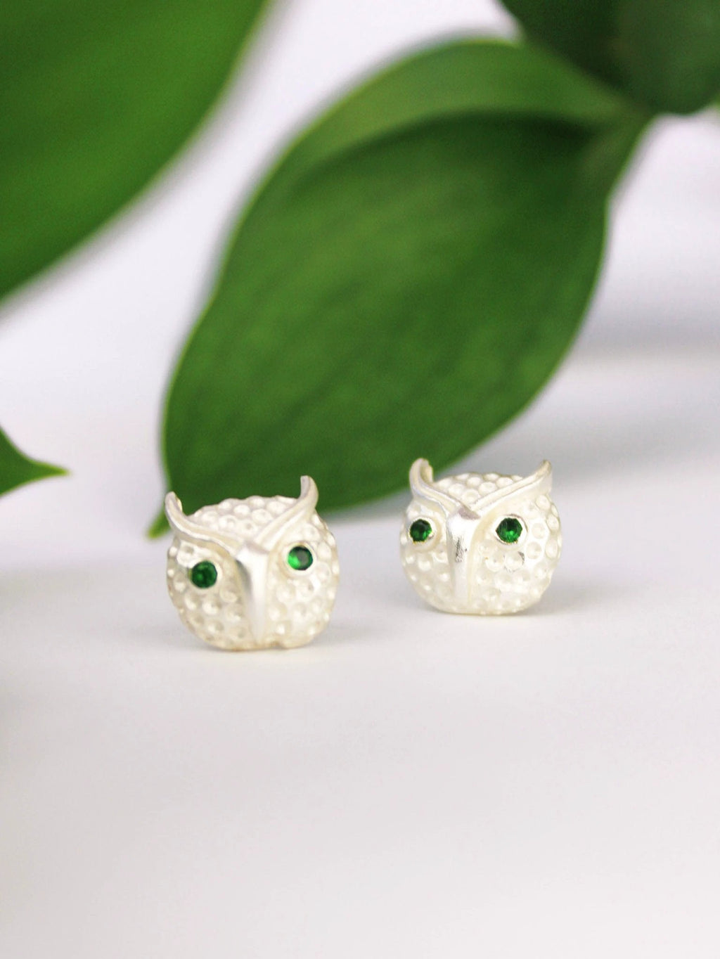 Azia Owl Stud Earrings by Ash & Rose