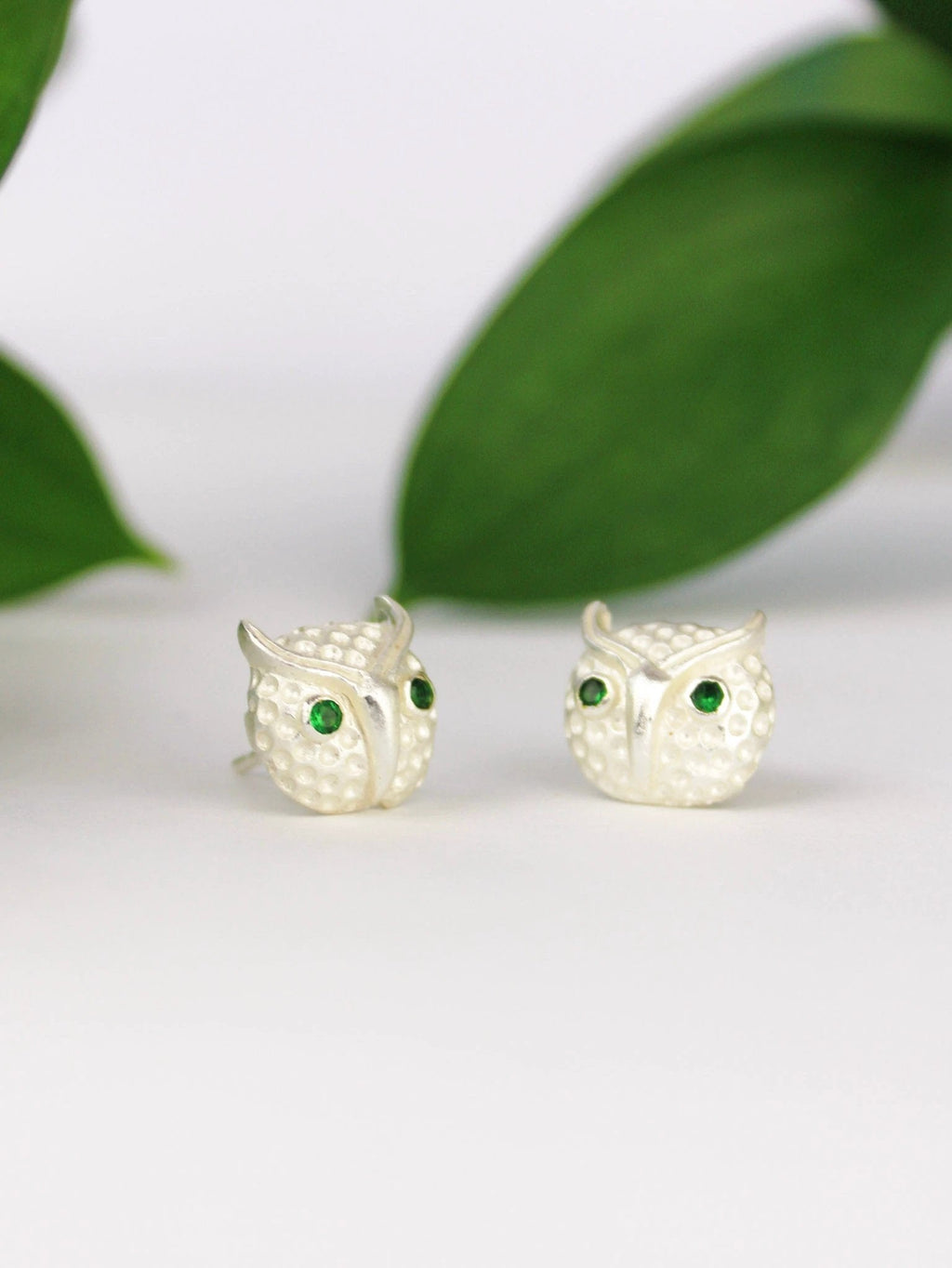 Azia Owl Stud Earrings by Ash & Rose