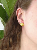 Azia Owl Stud Earrings by Ash & Rose
