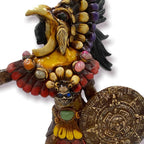 Aztec Warrior Statue | Handcrafted Cultural Sculpture Aztec Decor La Vie Bien Aztec Warrior Statue | Handcrafted Cultural Sculpture