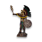 Aztec Warrior Statue | Handcrafted Cultural Sculpture Aztec Decor La Vie Bien Aztec Warrior Statue | Handcrafted Cultural Sculpture