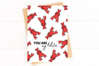 You Are My Lobster Valentine's Day Card by Five Dot Post