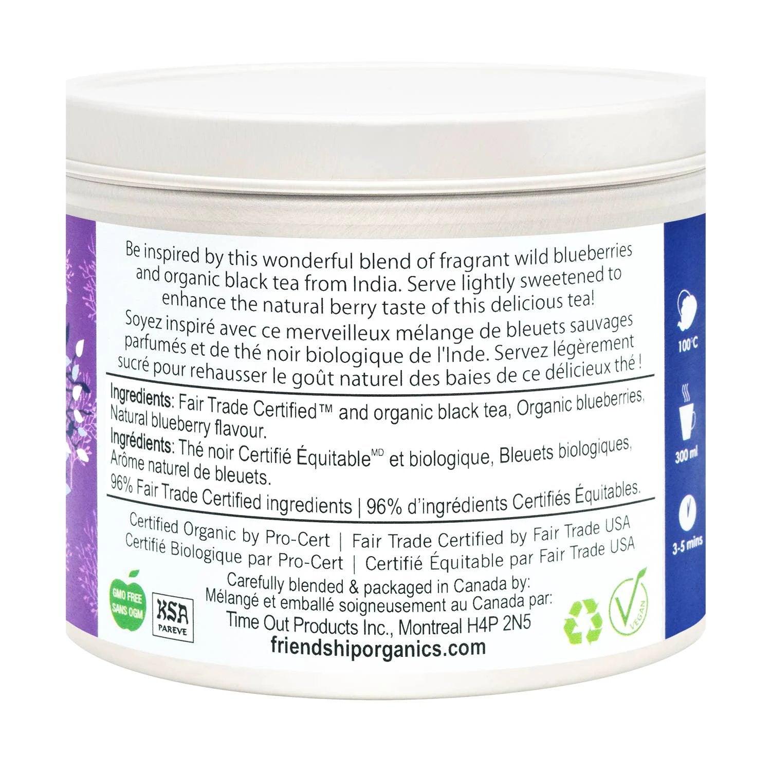 Blueberry Tea by Ethical Trade Co