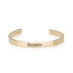 Custom Name Cuff Bracelet