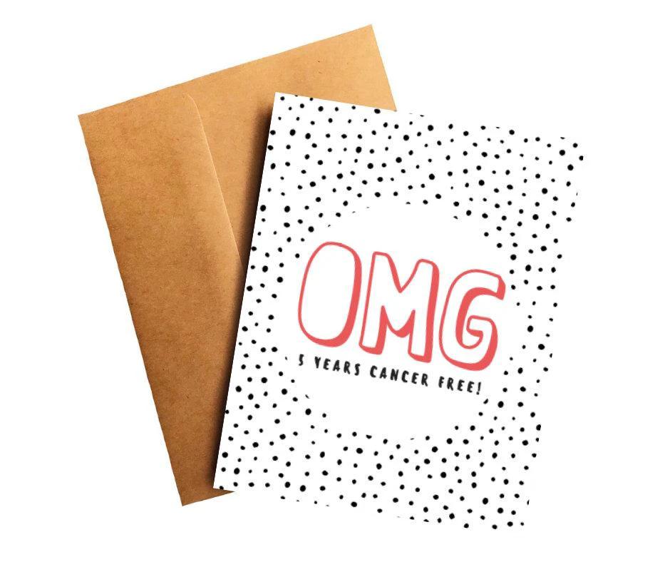 5 Year Cancer Survivor Card by Five Dot Post