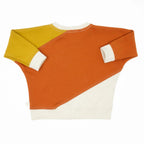 Baby Diagonal Colorblock Sweatshirt by Peace House Studio
