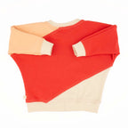 Baby Diagonal Colorblock Sweatshirt by Peace House Studio