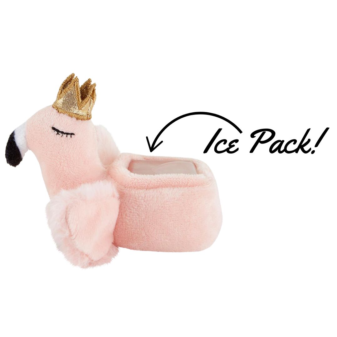 Baby Gift Friendly Flamingo Baby Comfort Toy | Boo - boos Relief Toy | 4.25"