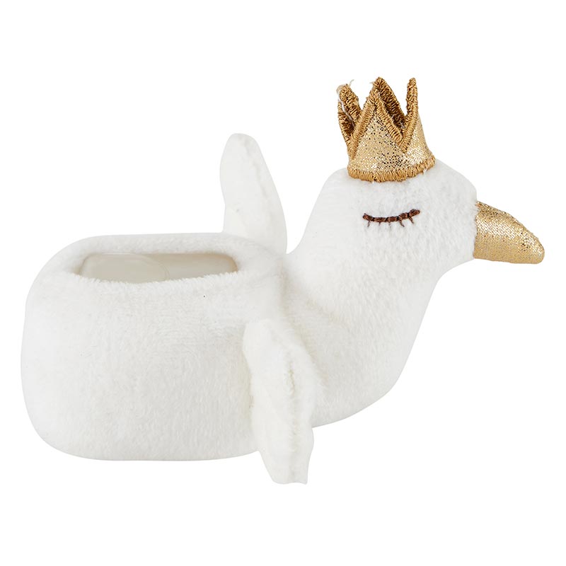 Baby Gift Serene Swan Comfort Toy for Baby in White | Boo - boos Relief Toy | 4.25"
