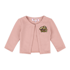 Baby Girl Elefante Cardigan – Multicultural Knit Cotton Sweater