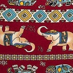 Baby Girls Volant Ruffle Cotton Dress – Cultural Print | Mixed Up Clothing