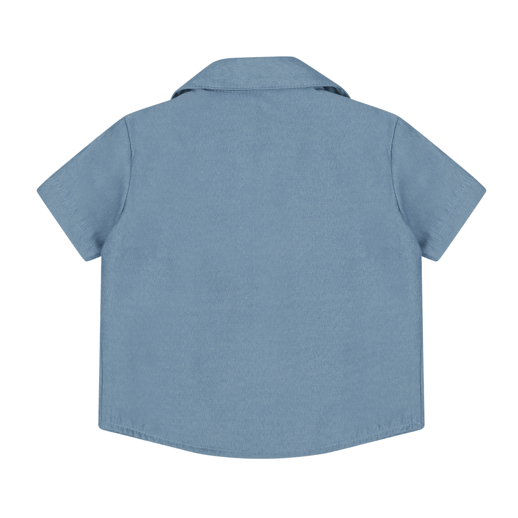Baby Hemd Shirt – Short Sleeve Multicultural Button - Down for Kids