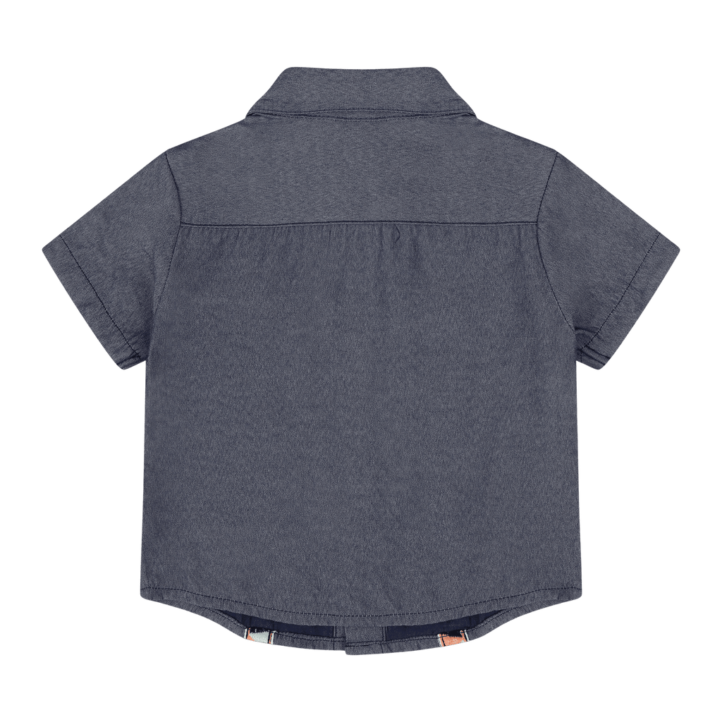 Baby Hemd Shirt – Short Sleeve Multicultural Button - Down for Kids