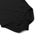 Elegant embroidered bow Baby jersey bodysuit by La Vie Bien