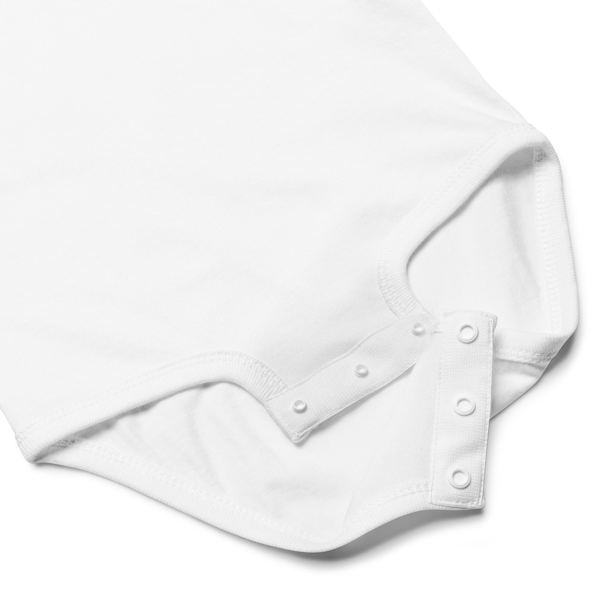 Elegant embroidered bow Baby jersey bodysuit