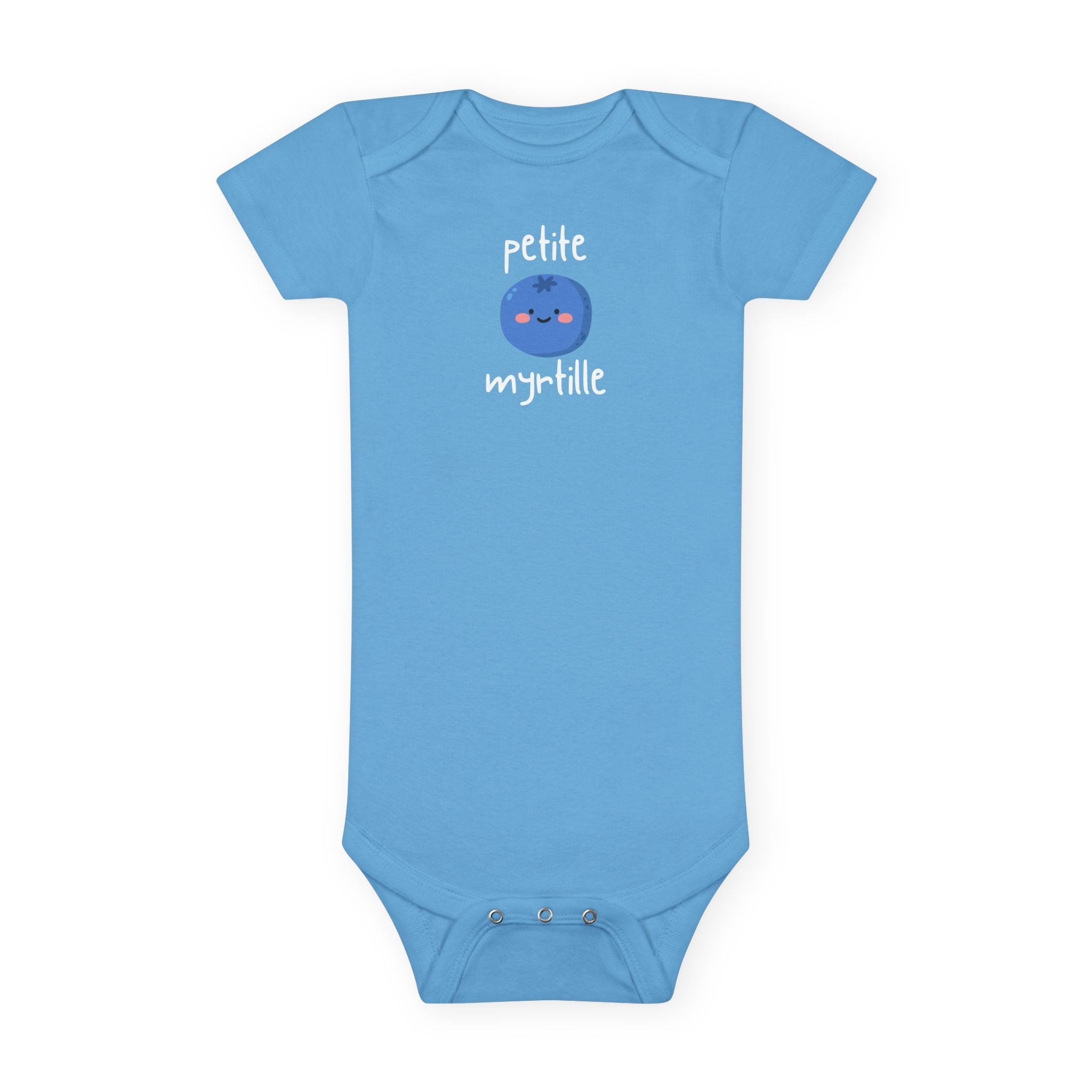 Baby Onesie with 'petite myrtille' Cute Blueberry Graphic — Infant Bodysuit Kids clothes La Vie Bien Baby Onesie with 'petite myrtille' Cute Blueberry Graphic — Infant Bodysuit