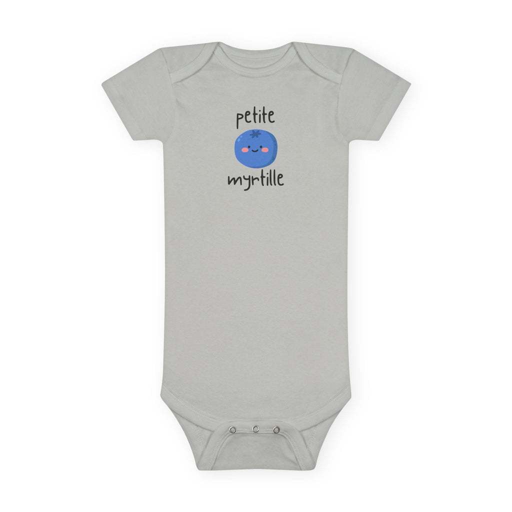 Baby Onesie with 'petite myrtille' Cute Blueberry Graphic — Infant Bodysuit Kids clothes La Vie Bien Baby Onesie with 'petite myrtille' Cute Blueberry Graphic — Infant Bodysuit