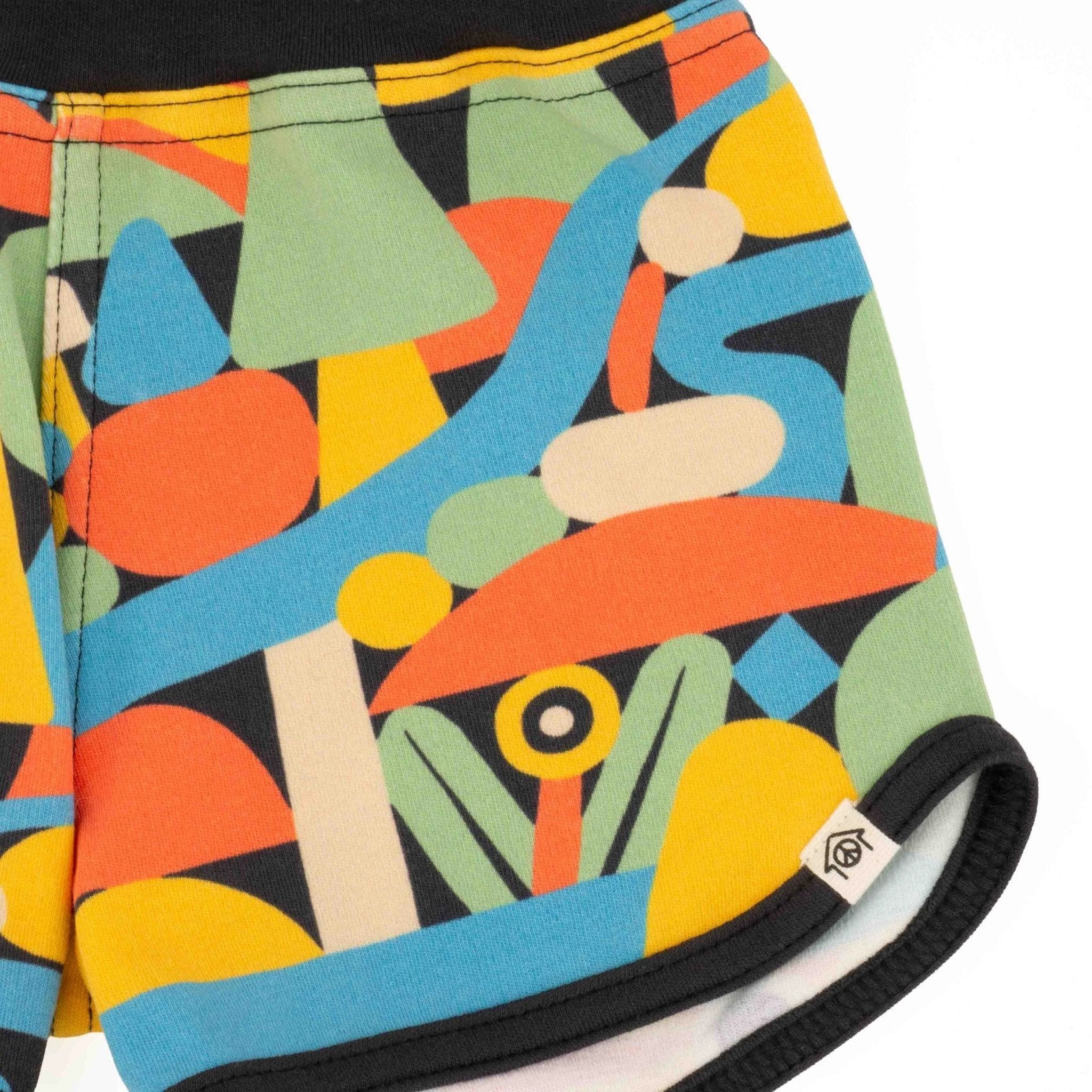 Toddler Print Shorts by Peace House Studio