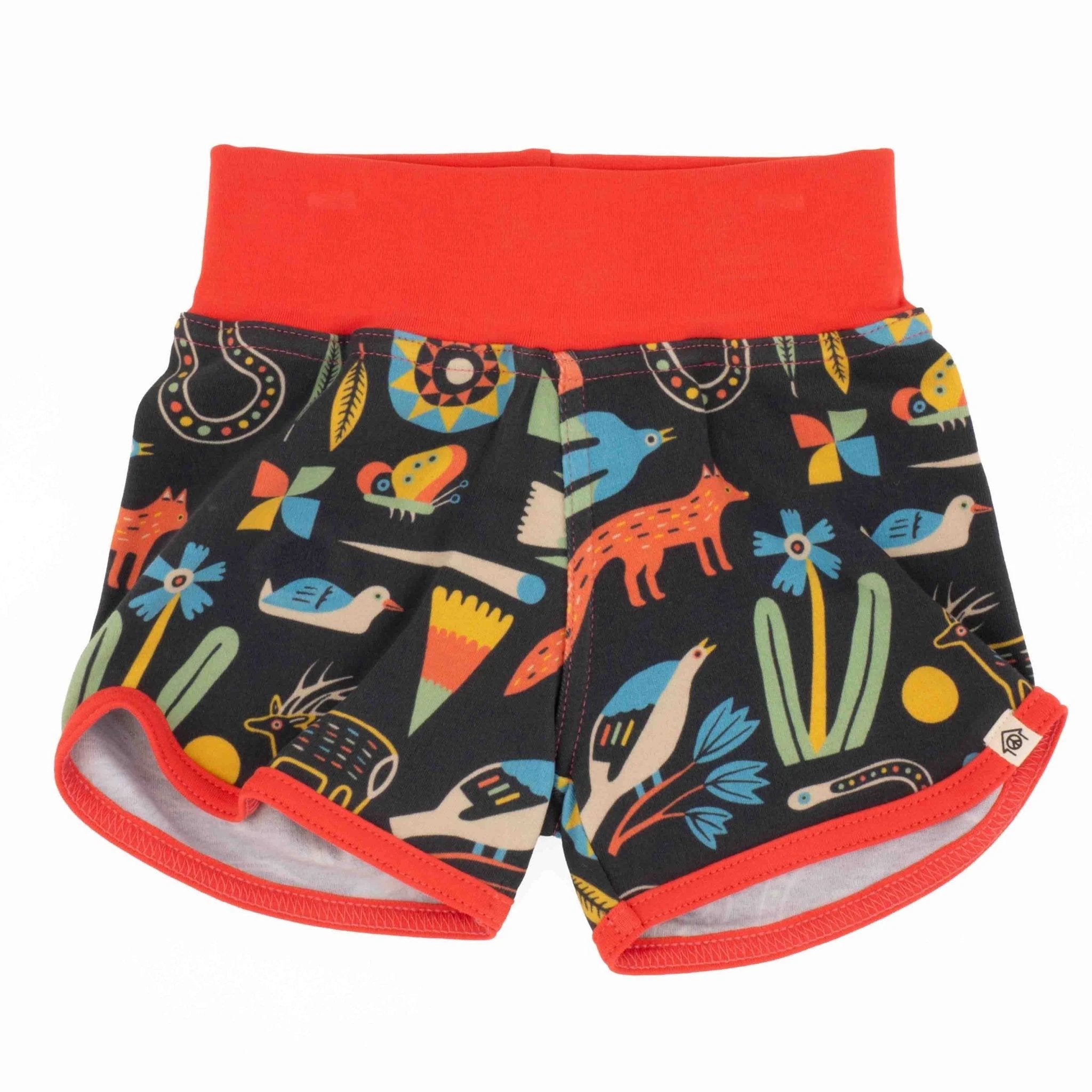 Toddler Print Shorts by Peace House Studio