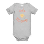 Hola mundo Baby short sleeve one piece by La Vie Bien