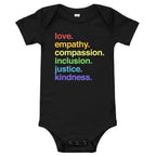 'Kindness Is' Pride Onesie by Kind Cotton