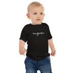 Mignon embroidered Baby Jersey Short Sleeve Tee by La Vie Bien