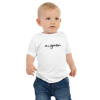 Mignon embroidered Baby Jersey Short Sleeve Tee by La Vie Bien