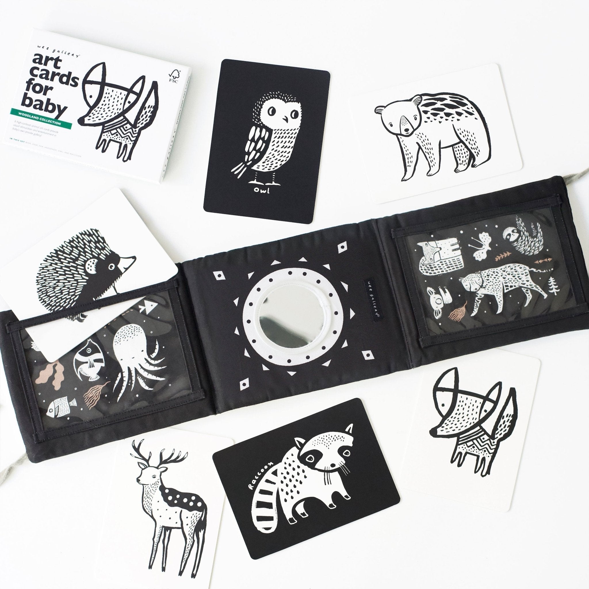 Baby Tummy Time Gallery with Mirror Bundle Gift Sets La Vie Bien Baby Tummy Time Gallery with Mirror Bundle