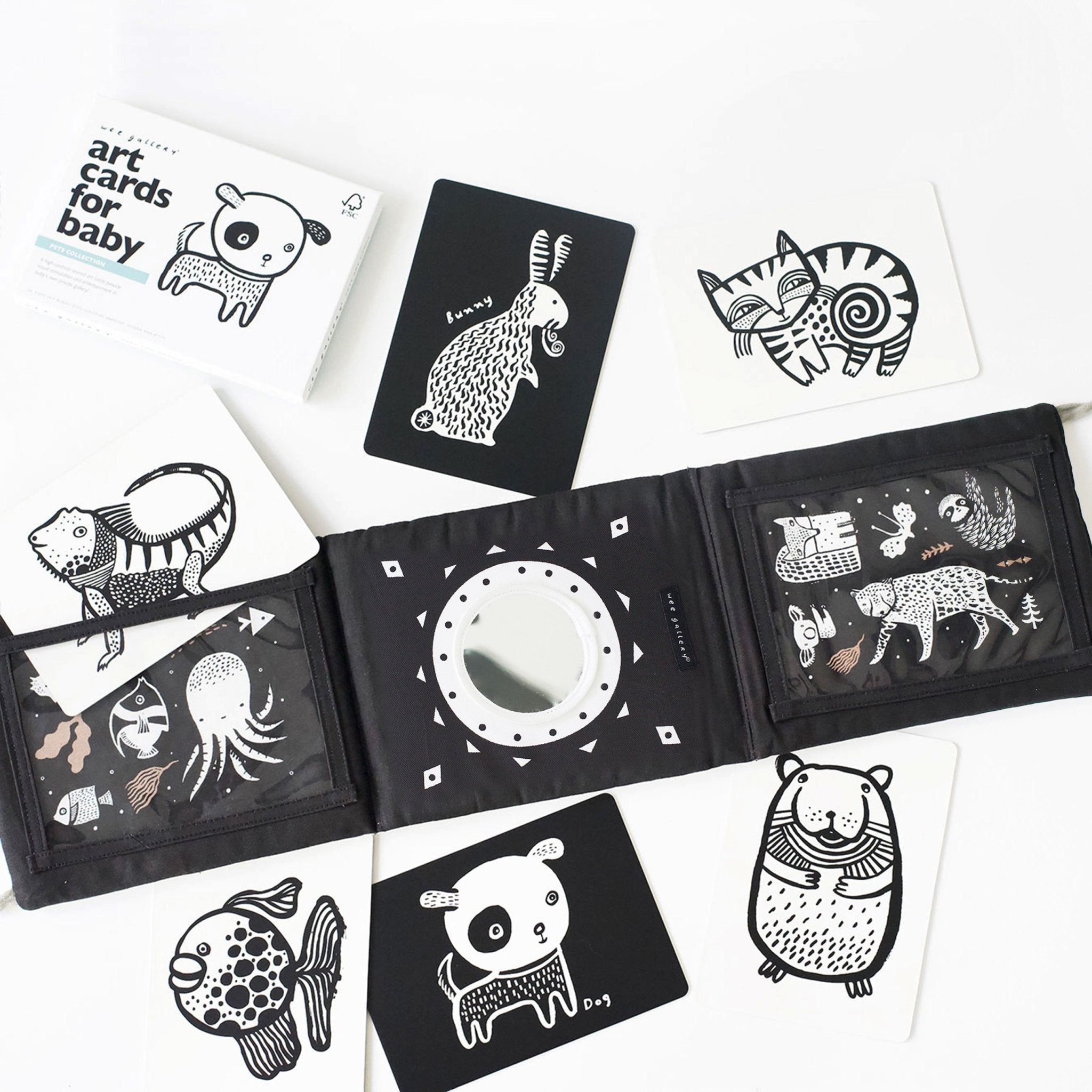 Baby Tummy Time Gallery with Mirror Bundle Gift Sets La Vie Bien Baby Tummy Time Gallery with Mirror Bundle