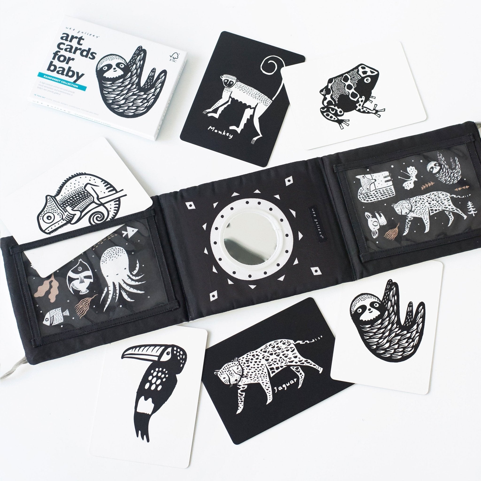 Baby Tummy Time Gallery with Mirror Bundle Gift Sets La Vie Bien Baby Tummy Time Gallery with Mirror Bundle