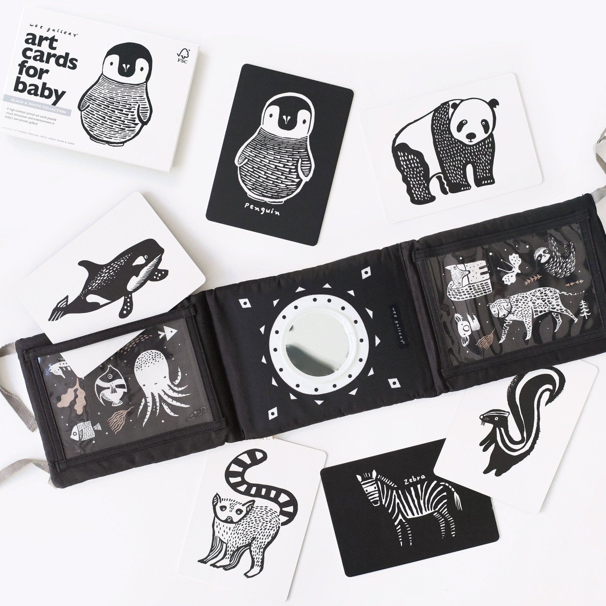 Baby Tummy Time Gallery with Mirror Bundle Gift Sets La Vie Bien Baby Tummy Time Gallery with Mirror Bundle
